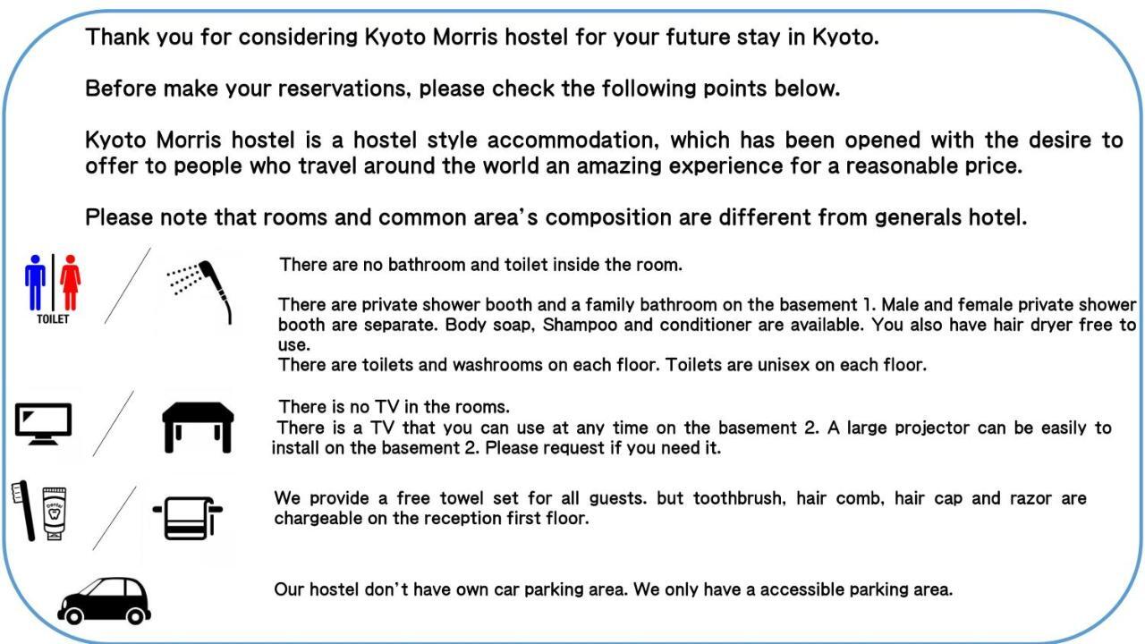 Kyoto Morris Hostel Exterior foto